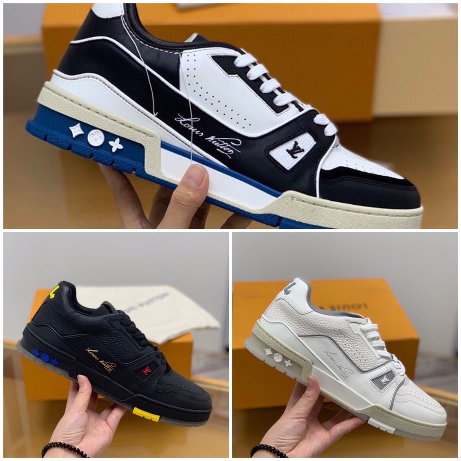 Louis Vuitton Men s sneakers in leather and calfskin