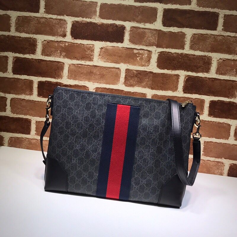 Gucci Premium canvas messenger bag 474139