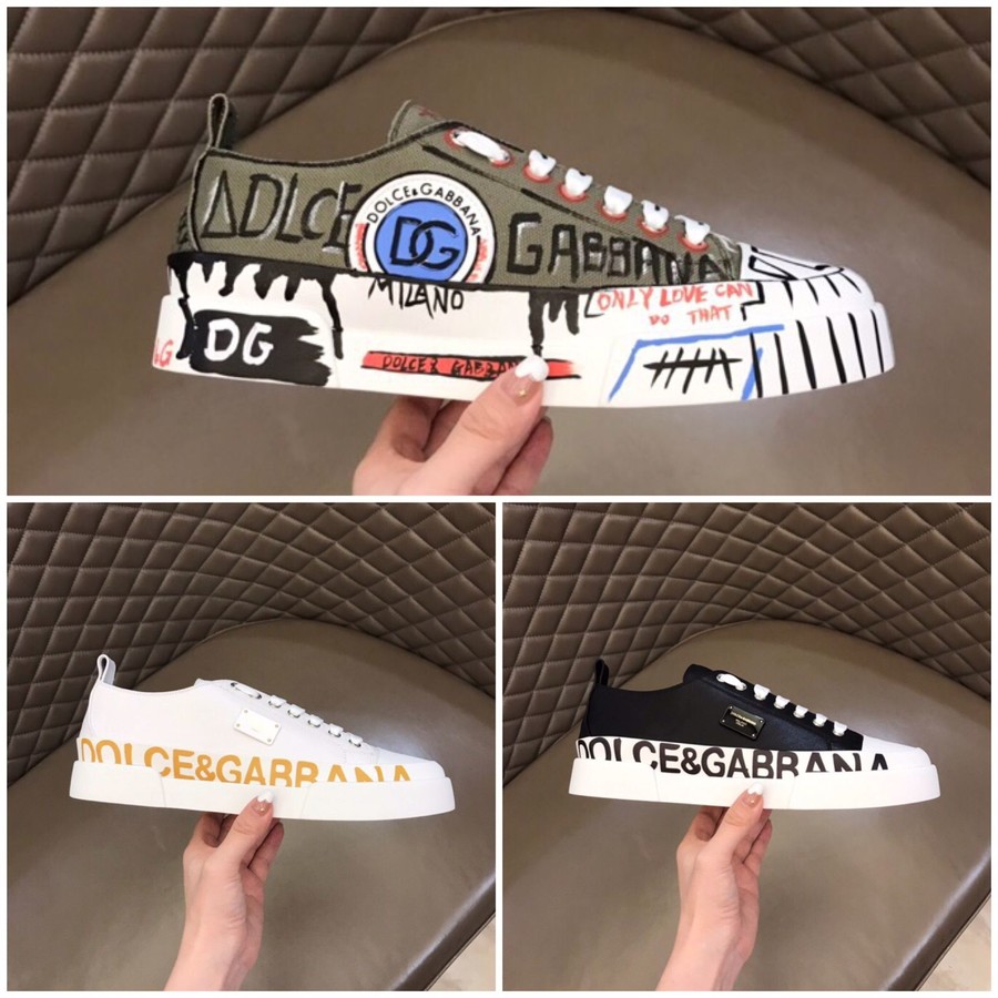 Dolce & Gabbana Cowhide men s casual sneakers