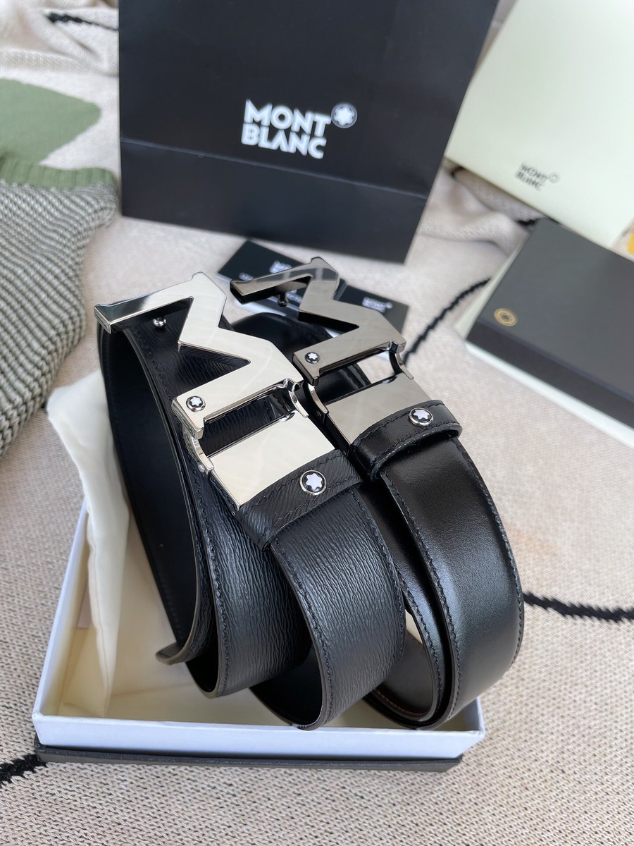 MontBlanc With Reversible leather belt 3.5cm