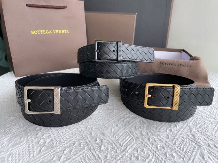 Bottega Veneta Men s 3.5cm belt with metal pin buckle