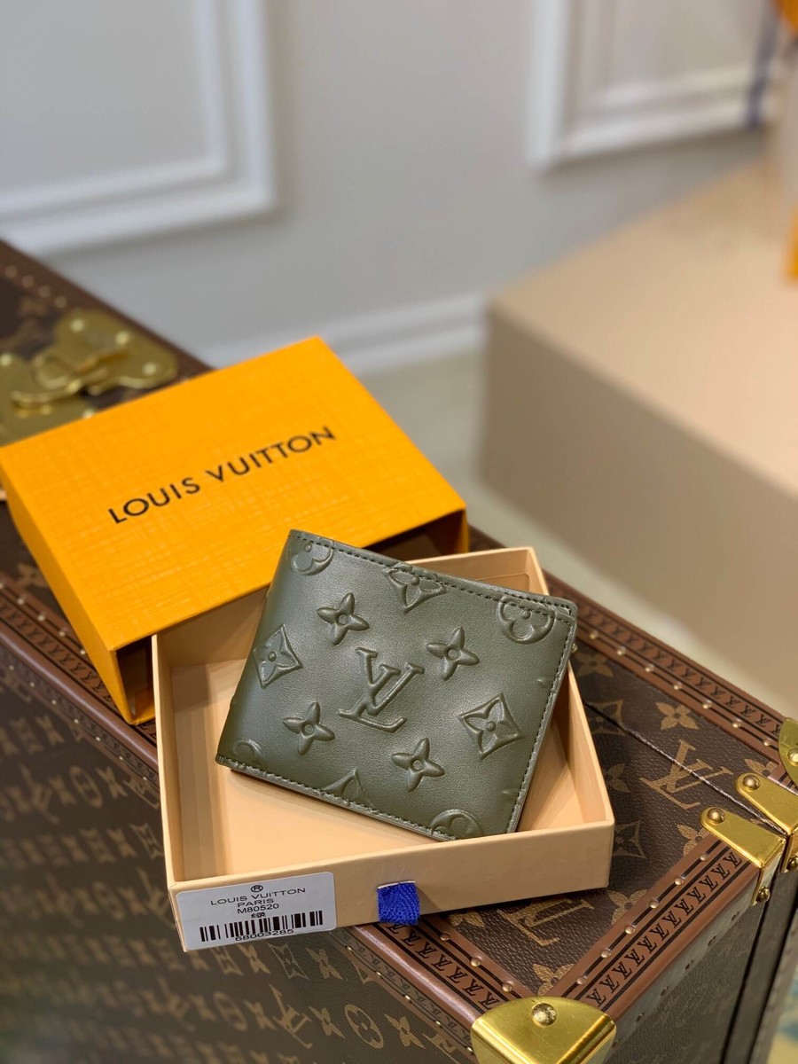 Louis Vuitton Slender Wallet M80520 Khaki Green
