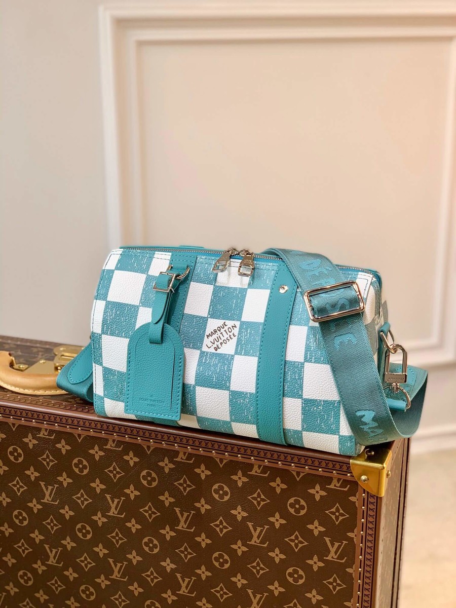 Louis Vuitton City Keepall bag N50076 cyan