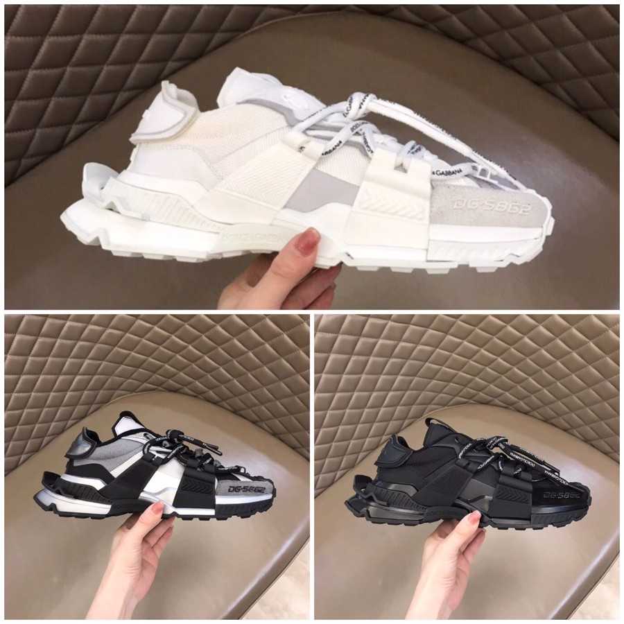 Dolce & Gabbana Mesh fabric technical fabric stitching men s platform