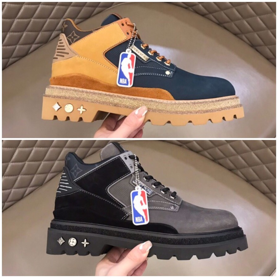 Louis Vuitton X NBA Joint Men s High Top Short Boots