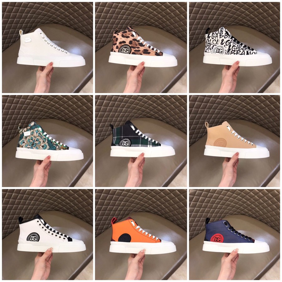 Dolce & Gabbana Canvas Men s High Top Casual Sneakers