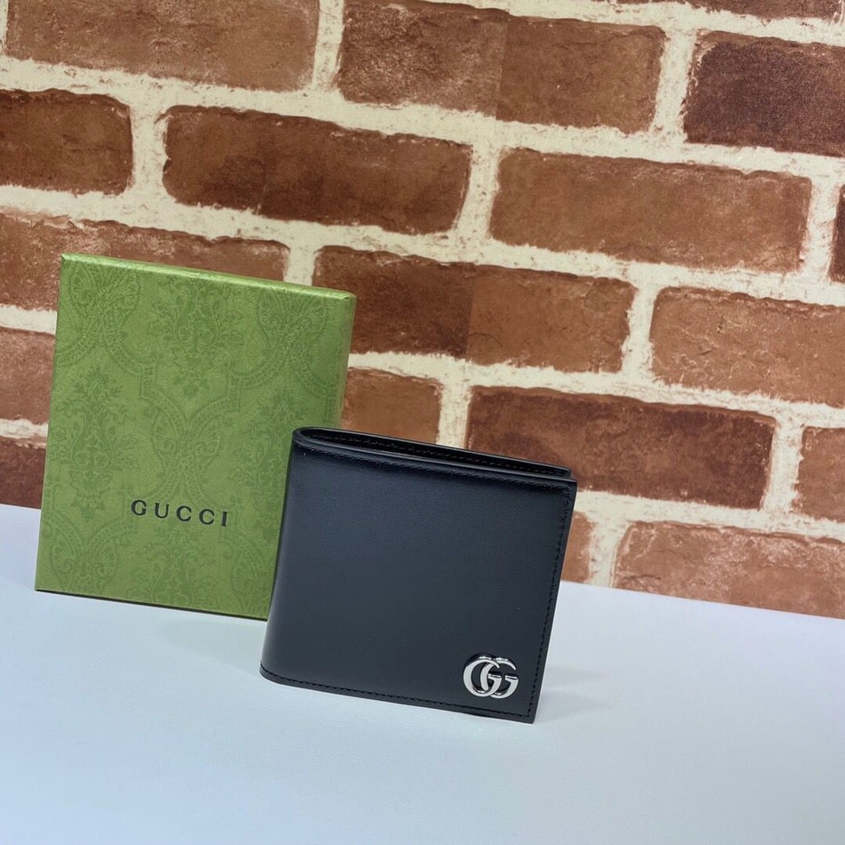 Gucci GG Marmont series leather bi-fold wallet 428726