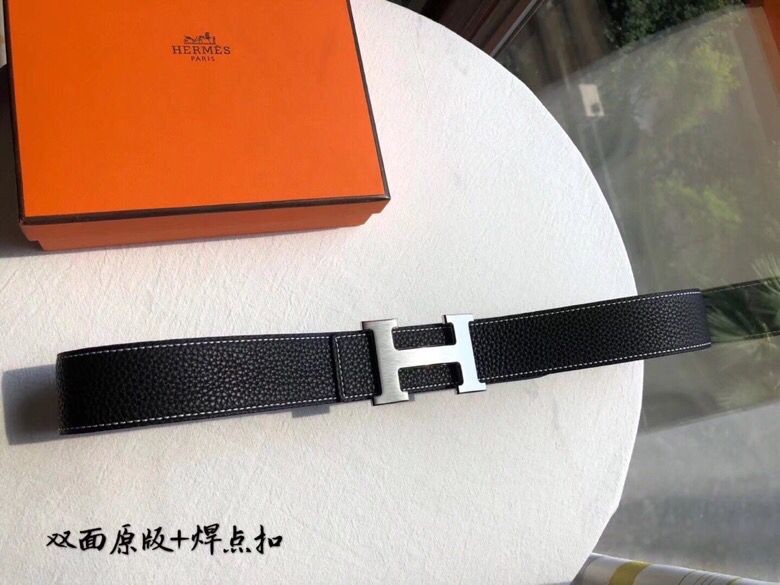 Hermes Reversible + H buckle 3.8cm belt