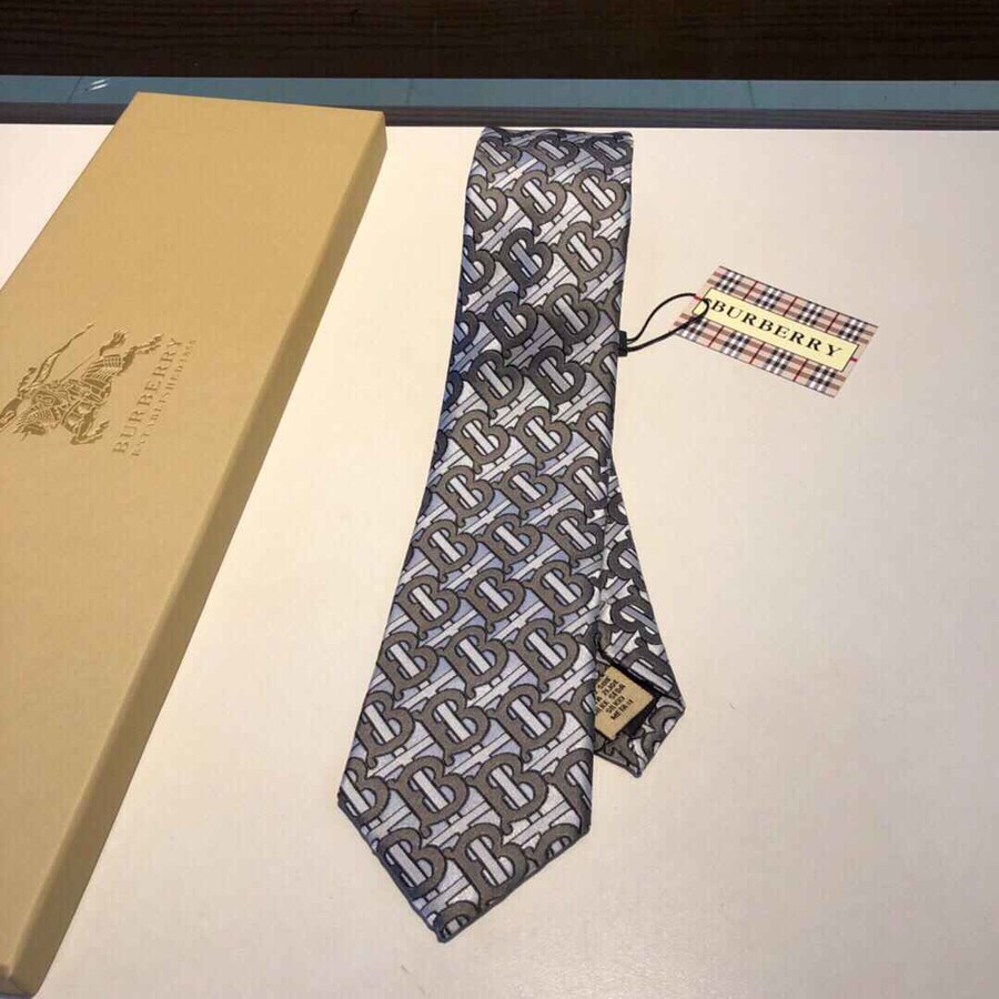 Burberry Jacquard silk TB logo tie