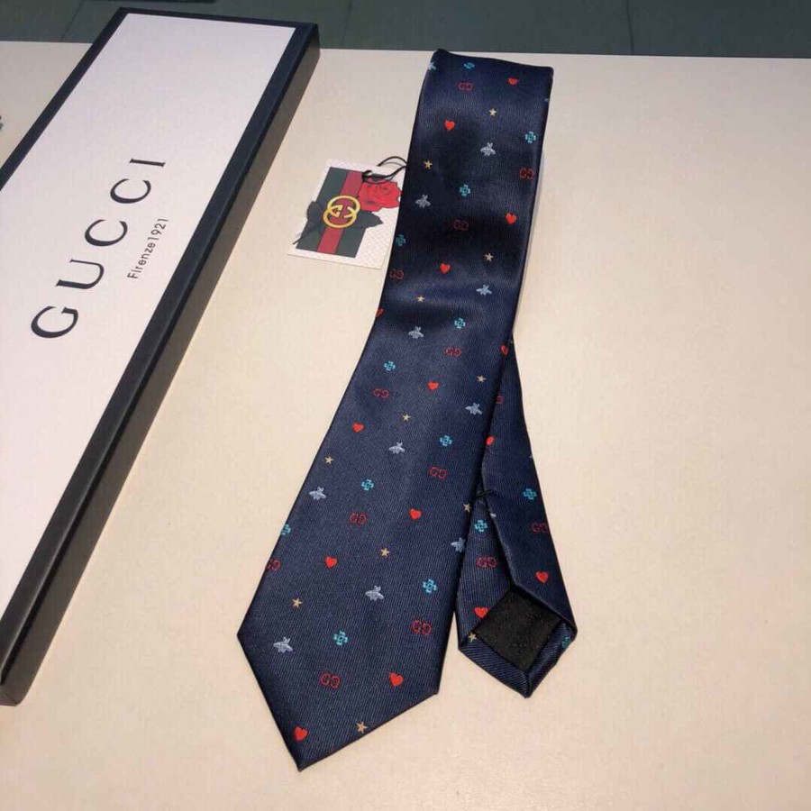 Gucci Iconic pattern silk tie