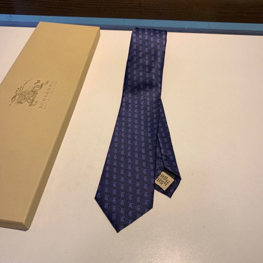 Burberry Silk embroidery men s tie