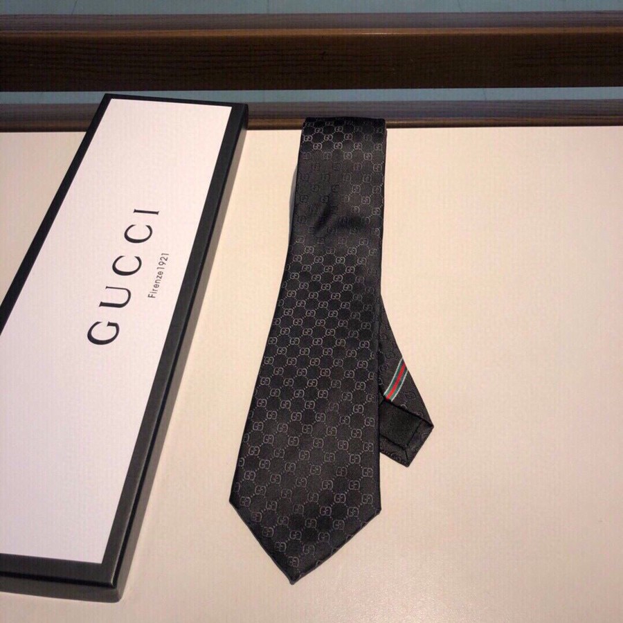 Gucci Striped webbing symbol tie