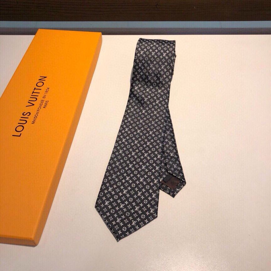 Louis Vuitton Jacquard silk classic tie
