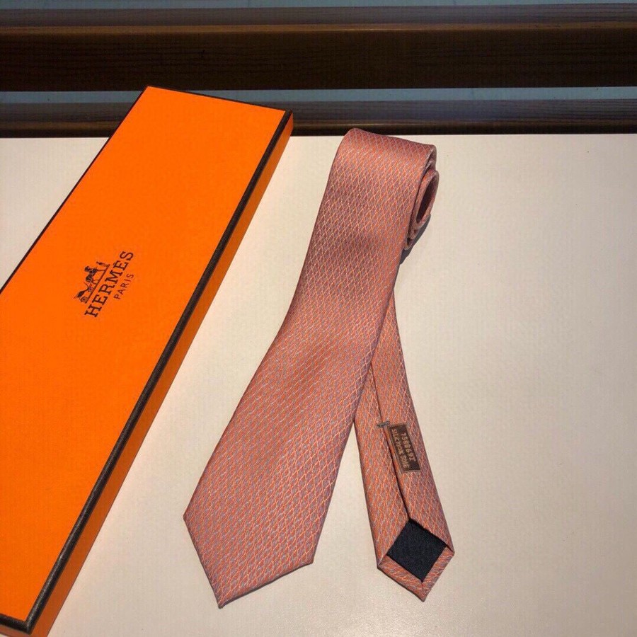 Hermes Twill silk men s tie