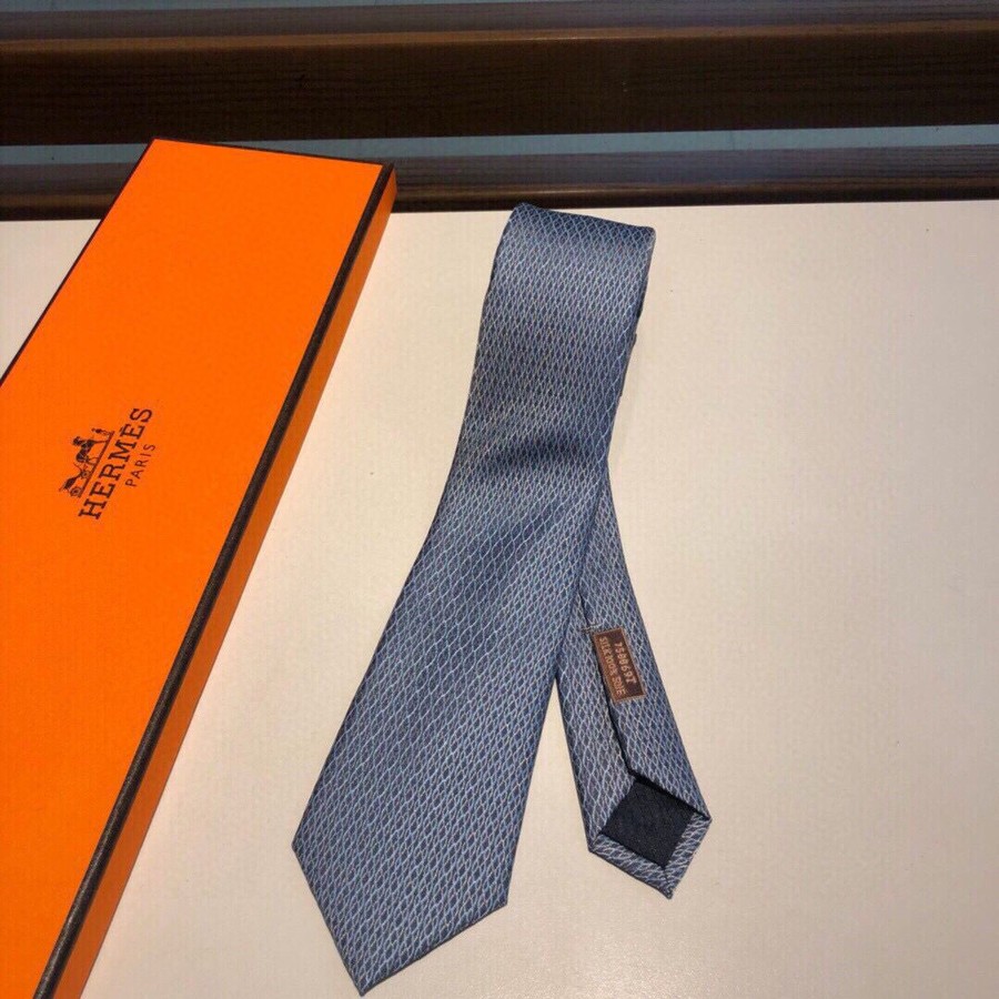 Hermes Twill silk men s tie