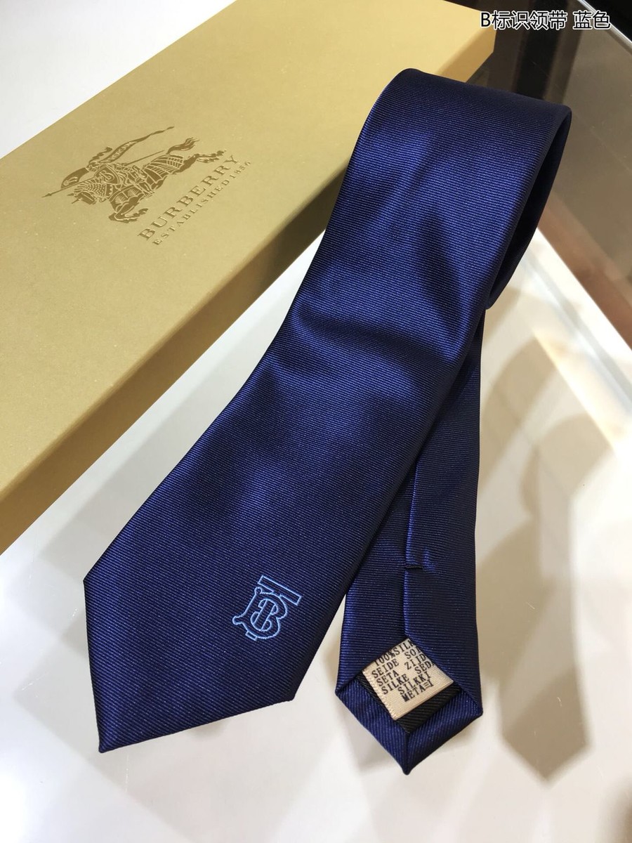 Burberry Jacquard silk B logo tie