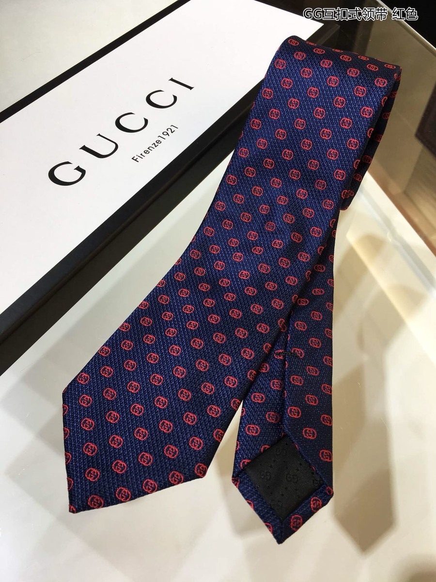 Gucci Jacquard silk GG interlocking tie