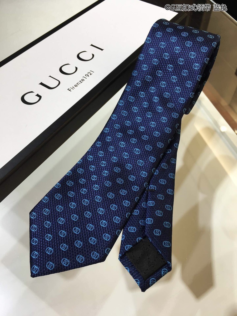 Gucci Jacquard silk GG interlocking tie