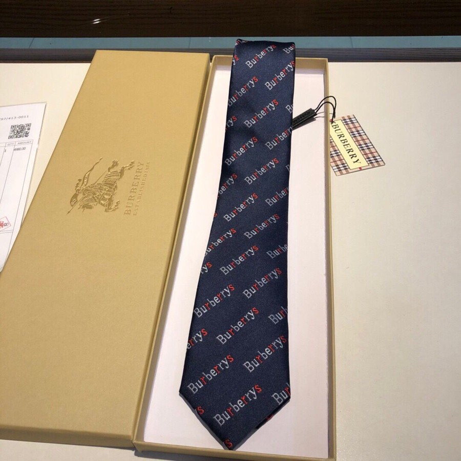Burberry Silk embroidery men s tie