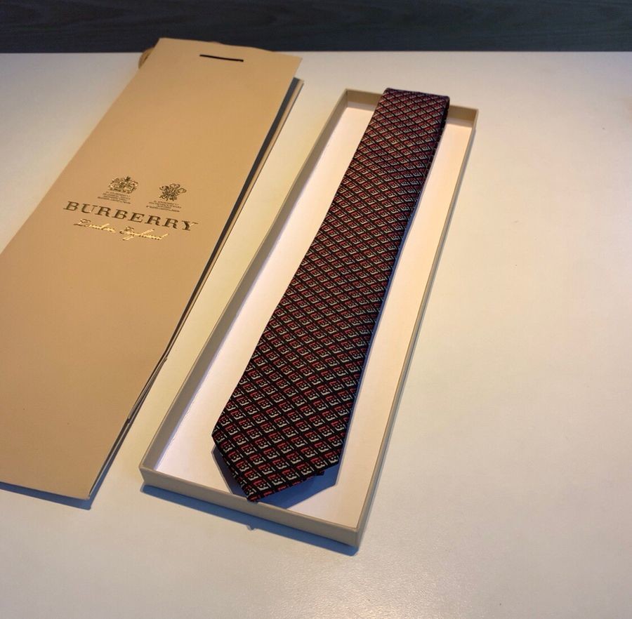 Burberry Jacquard silk TB letter tie