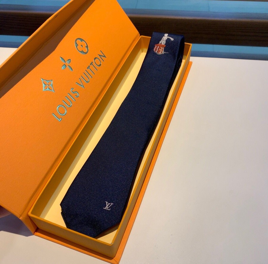 Louis Vuitton Jacquard silk tie