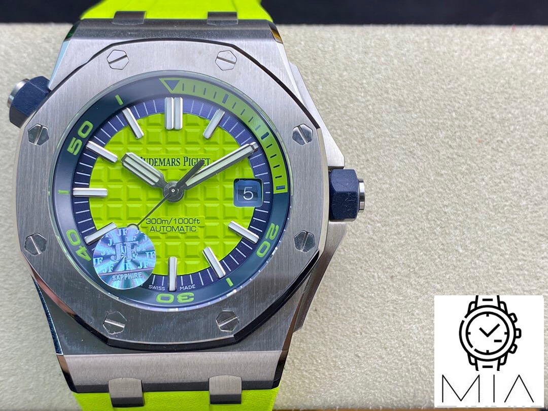 Audemars Piguet Royal Oak Offshore Diver 15710ST.OO.A038CA.01 JF Factory Green Dial