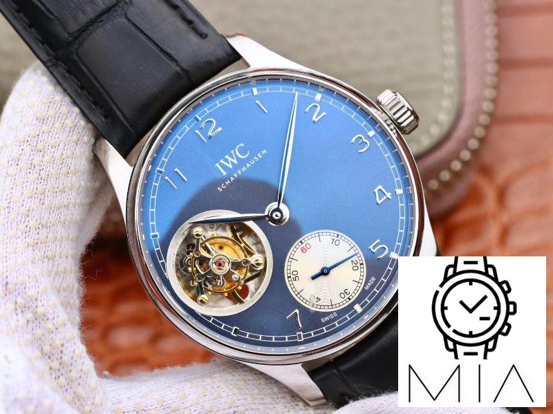 IWC Portuguese Tourbillon IW546302 ZF Factory Blue Dial