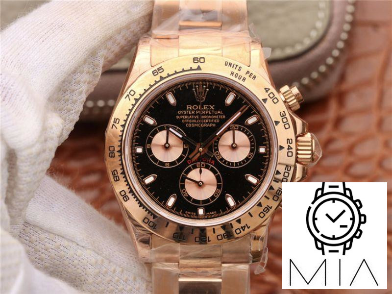 Rolex Daytona Cosmograph 116508-001 JH Factory Black Dial
