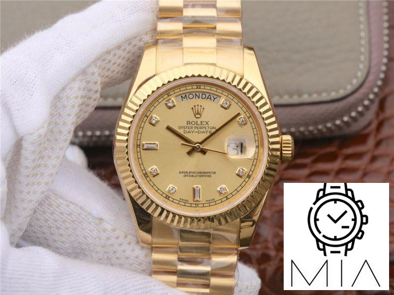 Rolex Day-Date II 218238 40MM EW Factory 18K Yellow Gold Dial