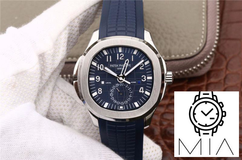 Patek Philippe Aquanaut Dual Time 5164A-001 MP Factory Blue Dial