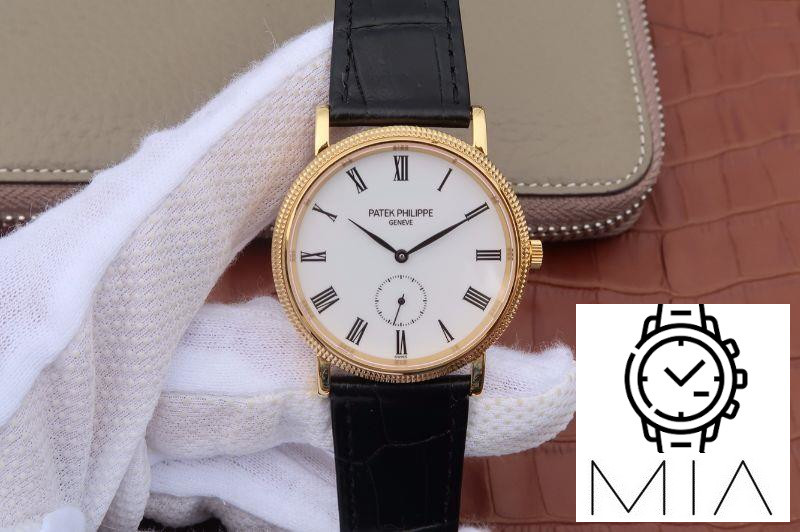 Patek Philippe Calatrava 5119G-002 Rose Gold White Dial