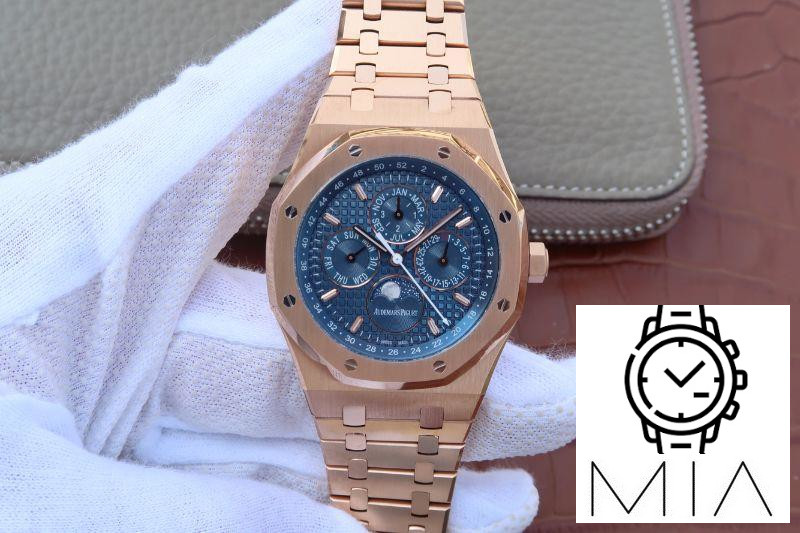 Audemars Piguet Royal Oak Perpetual Calendar 26574OR.OO.1220OR.02 JF Factory Blue Dial