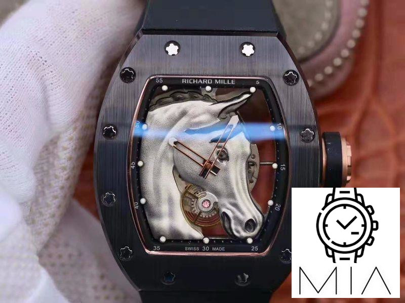 Richard Mille Polo Club Saint Tropez RM52-02 KV Factory White Horse Head Skeleton Dial