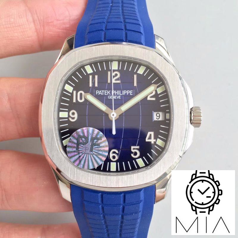 Patek Philippe Aquanaut 5168G-001 PF Factory Black-blue Dial