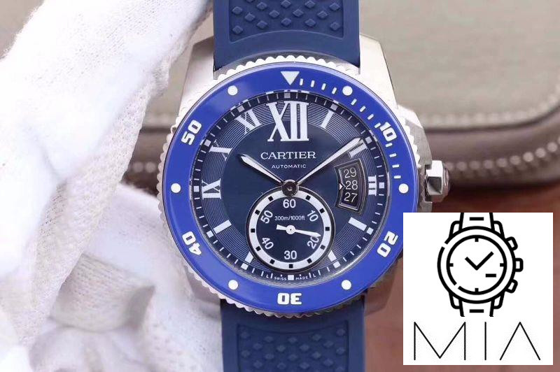 Calibre De Cartier Diver WSCA0010 42MM JF Factory Blue Dial