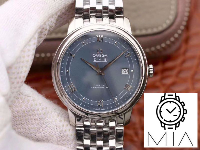 Omega De Ville Prestige 424.10.40.20.03.002 MKS Factory Blue Dial