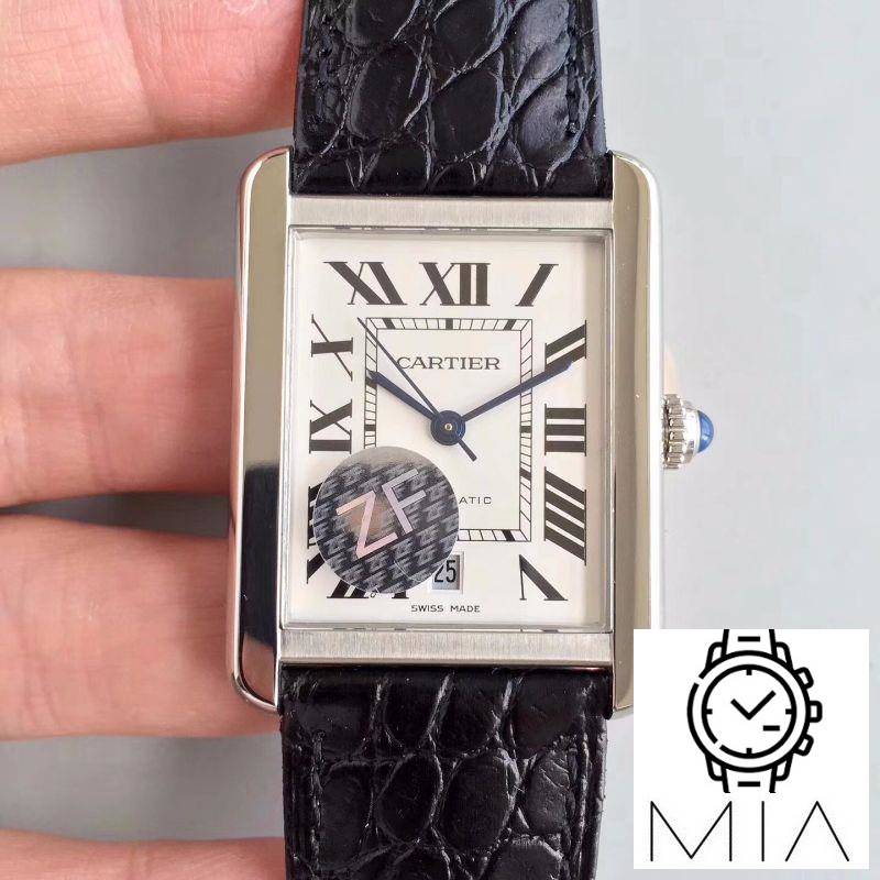 Cartier Tank Solo XL Automatic W5200027 ZF Factory White Dial