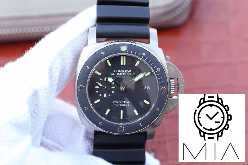 Panerai Luminor Submersible 1950 Amagnetic 3 Days PAM389 VS Factory V2 Black Dial
