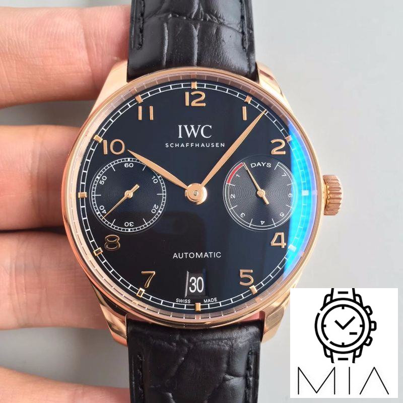 IWC Portuguese IW500701 ZF Factory Black Dial
