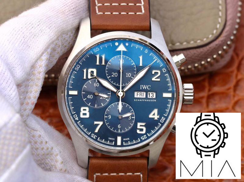 IWC Pilot Chronograph Edition Le Petit Prince IW377714 ZF Factory Blue Dial