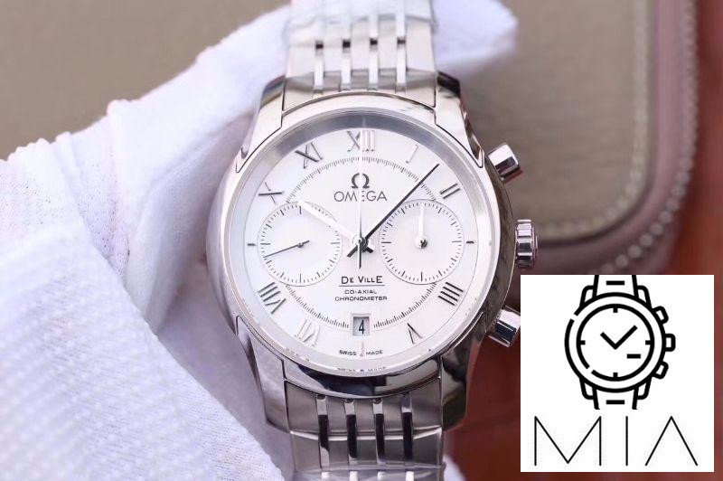 Omega De Ville Co-Axial Chronograph 42MM 431.10.42.51.02.001 OM Factory White Dial