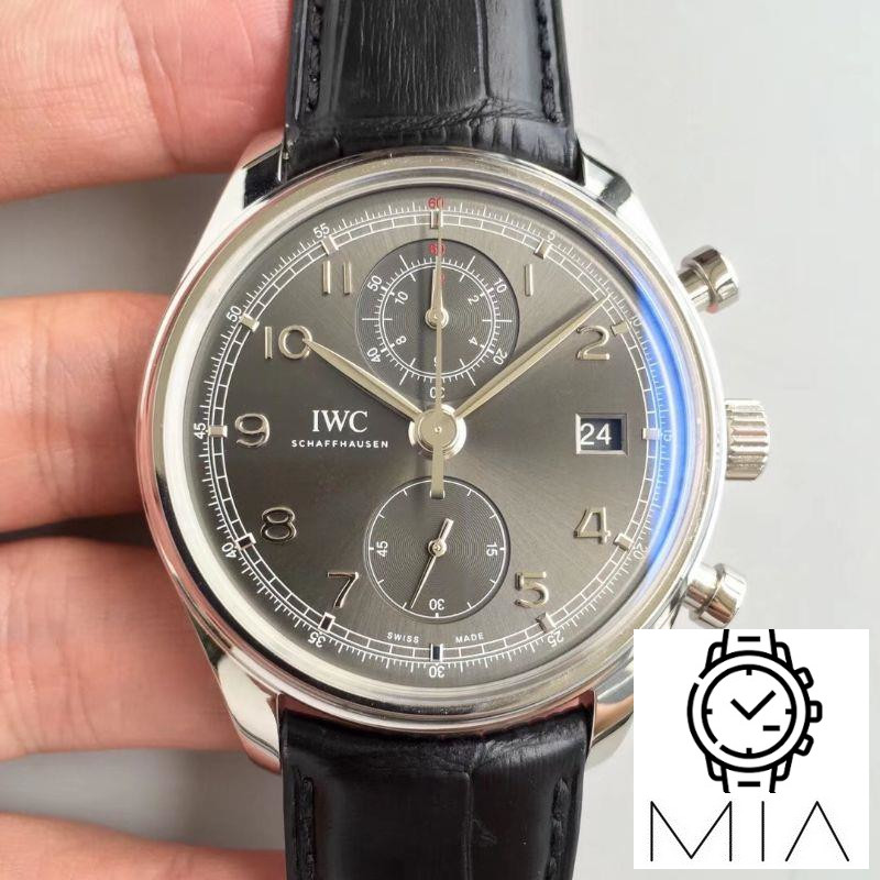 IWC Portugieser Chronograph Classic IW390404 ZF Factory Anthracite Dial