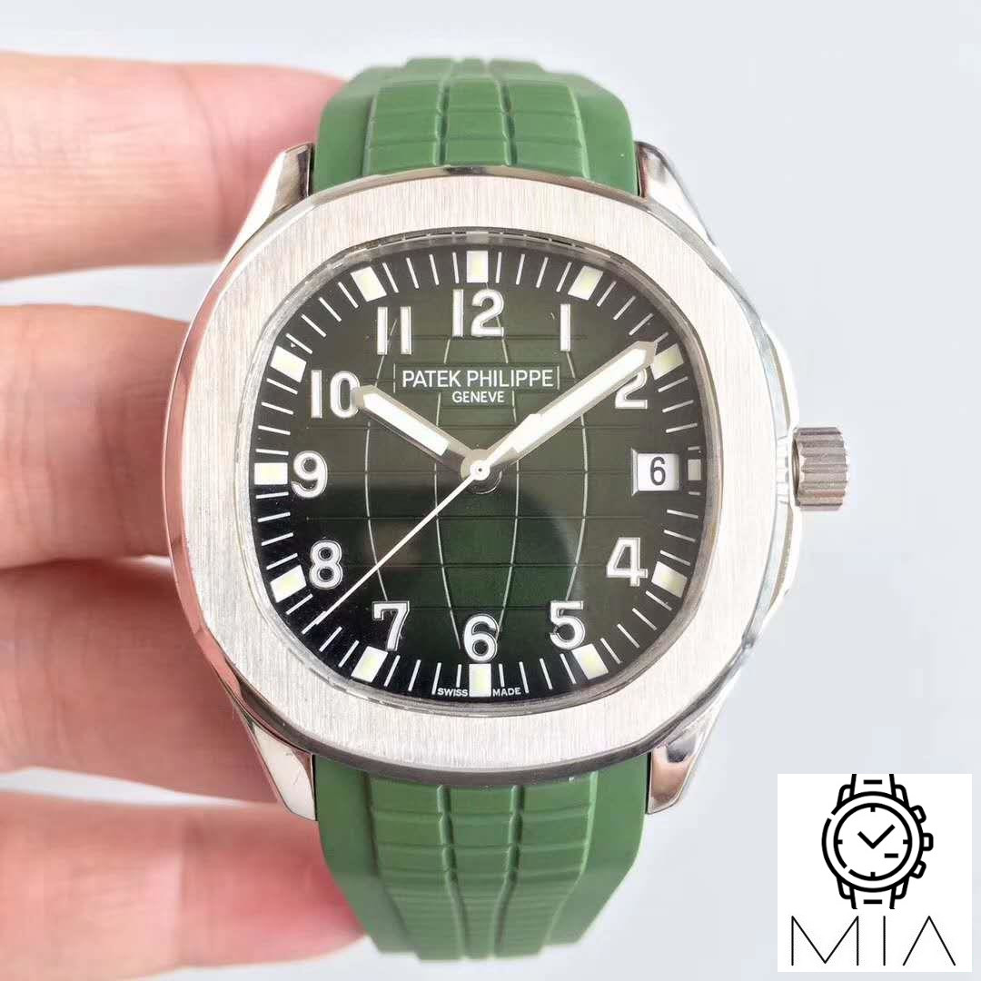Patek Philippe Aquanaut Jumbo 5167A PF Factory Green Dial