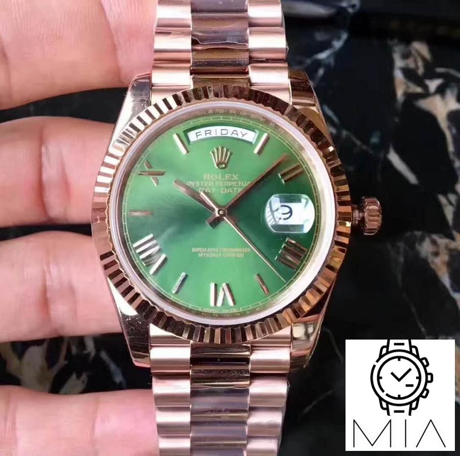 Rolex Day Date 228235 40mm EW Factory Green Dial