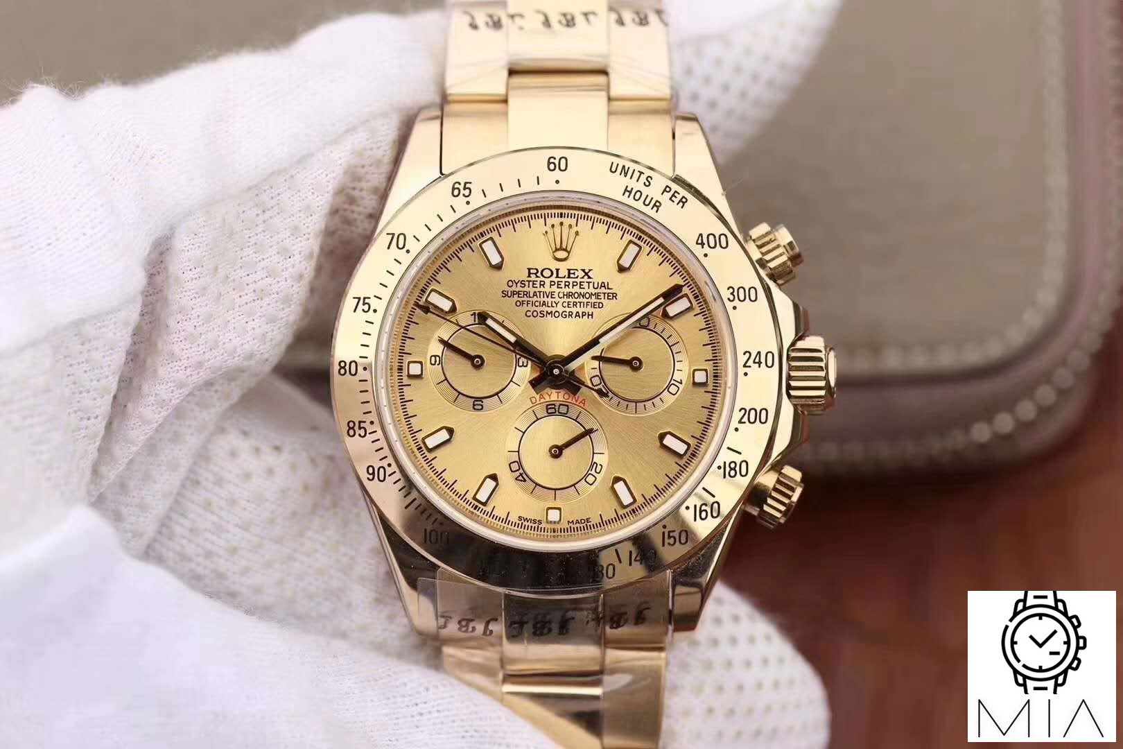 Rolex Daytona Cosmograph 116503 JH Factory Gold Dial
