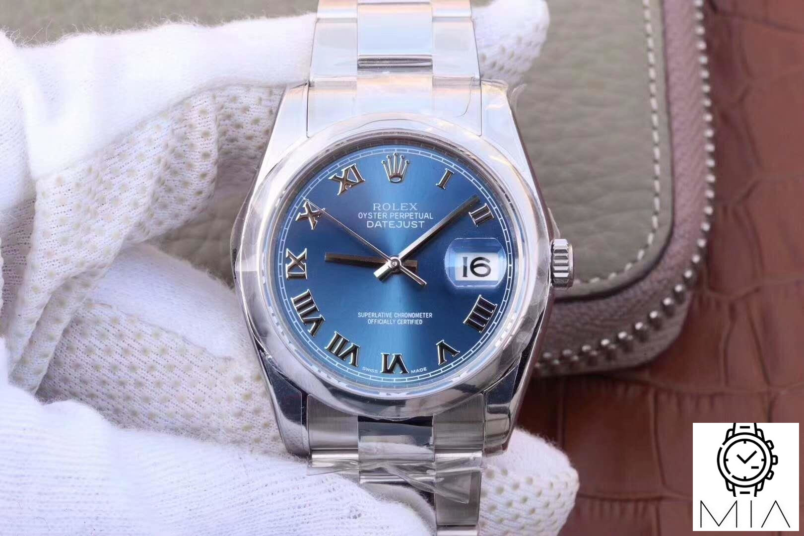 Rolex Datejust II 116334 36MM AR Factory Blue Dial