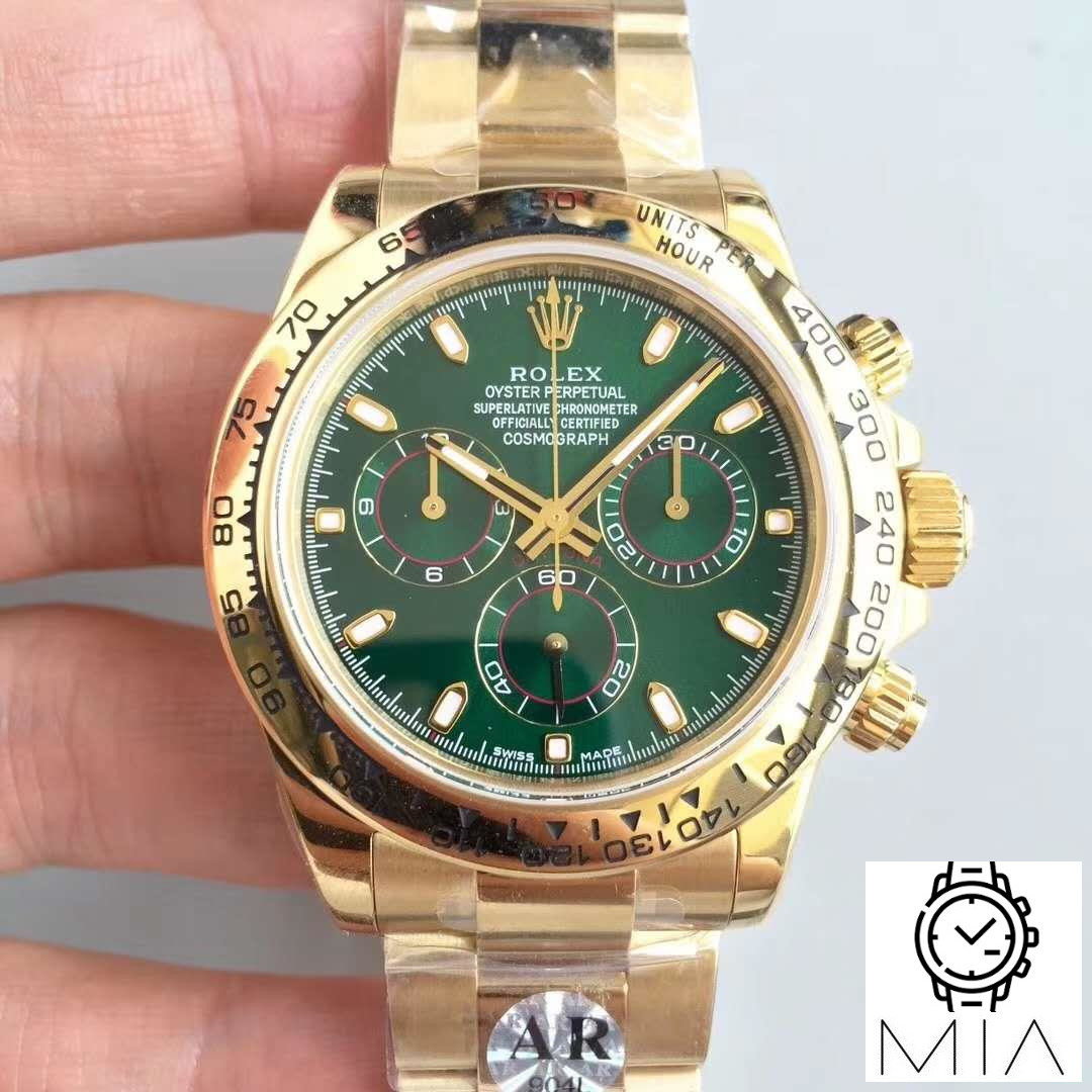 Rolex Daytona Cosmograph 116508 AR Factory Green Dial