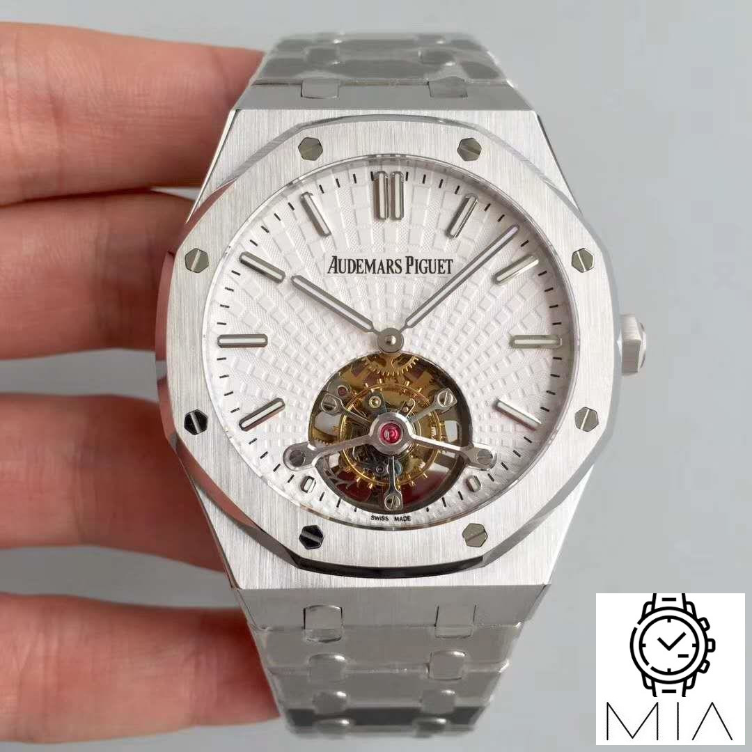 Audemars Piguet Royal Oak Tourbillon Extra Thin 26522 R8 Factory White Dial