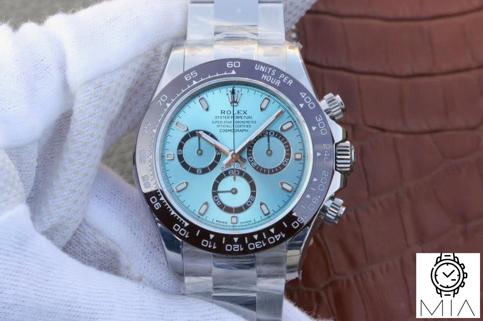 Rolex Daytona Cosmograph 116506 Noob Factory Ice Blue Dial