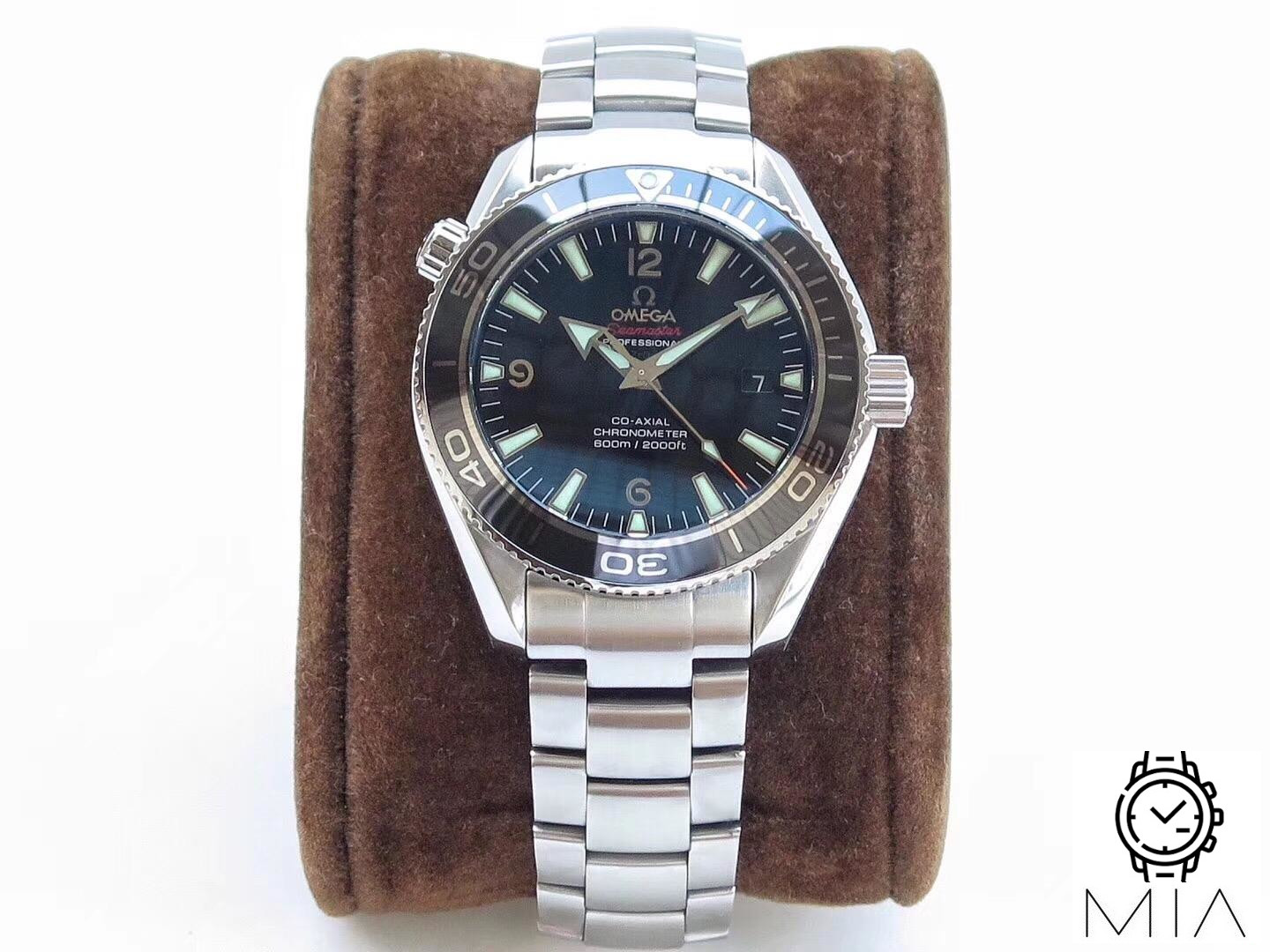 Omega Seamaster Planet Ocean Liquid Metal 1948 LMPO 222.30.42.20.01.001 Noob Factory V6 Black Dial